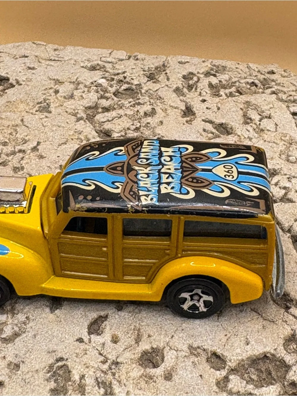 Vintage Hot Wheels 1979 Mattel BLACK SAND BEACH Vehicle Woody